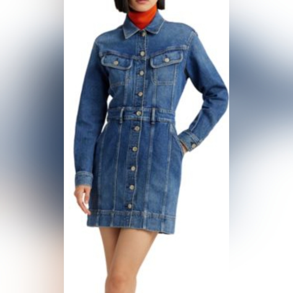 Ralph Lauren Denim Trucker Shirtdress Size 6